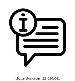 feedback info icon or logo isolated sign symbol vector illustration - high quality black style vector icons
