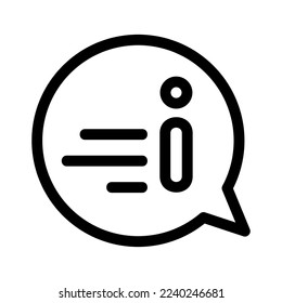 feedback info icon or logo isolated sign symbol vector illustration - high quality black style vector icons
