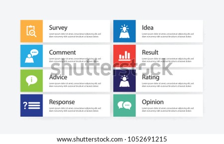 Feedback Infographic Icon Set