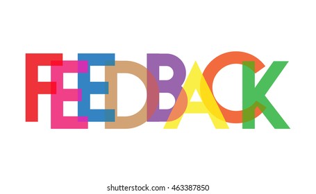 FEEDBACK letter full color