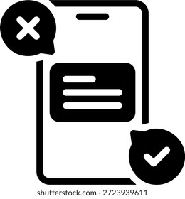 feedback loop glyph icon illustration vector