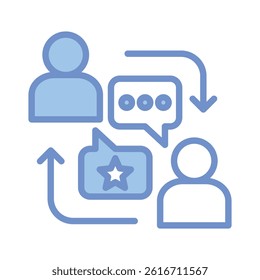 Feedback Loop Icon Element For Design
