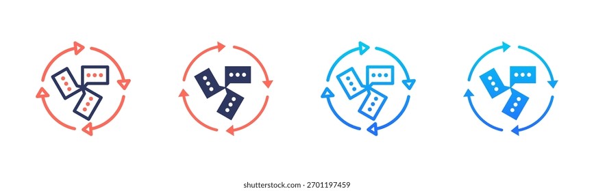 Feedback Loop Icon Pack In Multiple Styles