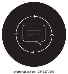 Ícone de Integração de Loop de Feedback, Otimizando o Desempenho com Integração de Loop de Feedback no Machine Learning, Aprimorando a Precisão do Modelo por meio da Integração Eficaz de Loop de Feedback