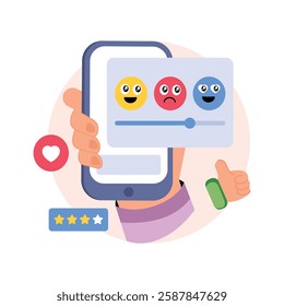 Feedback Management   Concepts Style illustrations. EPS 10 File stock illustration