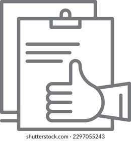 Feedback Marketing icon with black outline style. like, rating, communication, message, comment, review, opinion. Vector illustration