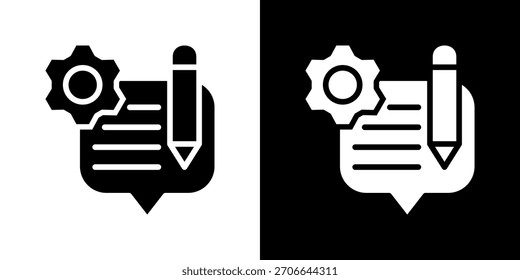 Feedback Mechanism Icon Vector Illustration. Flat Style Design Created For Creative Flexibility In Light And Dark Versions.