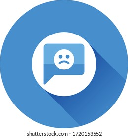 Feedback / Message Button Vector Icon
