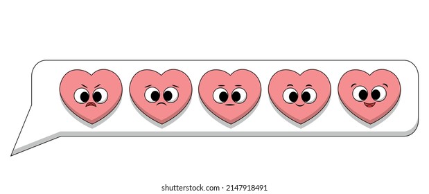 Feedback in a Message with a Rating in the form of Heart