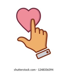 feedback rating vector icon in trendy flat style 