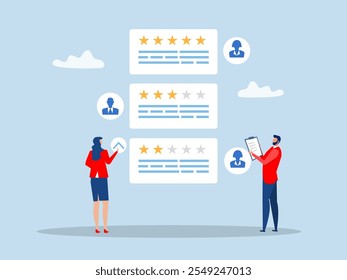  Feedback rating,analyse stars rating to increase satisfaction, reputation management team monitor online feedback rating to improve brand positive rank and gain customer trust