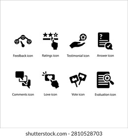 Feedback, Ratings, Testimonial, Answer, Comments, Love, Vote, Evaluation, icon