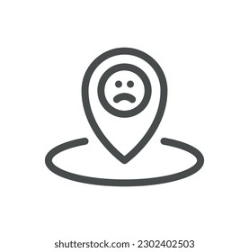 Feedback related icon outline and linear vector.