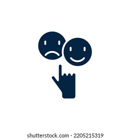 Icono de línea de concepto de comentarios y revisiones. Ilustración de elemento simple. Comentarios y revisión del diseño de símbolos de esquema de concepto.
