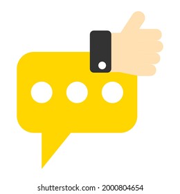 revisión de retroalimentación, gráfico vectorial de ilustración de icono de soporte al cliente