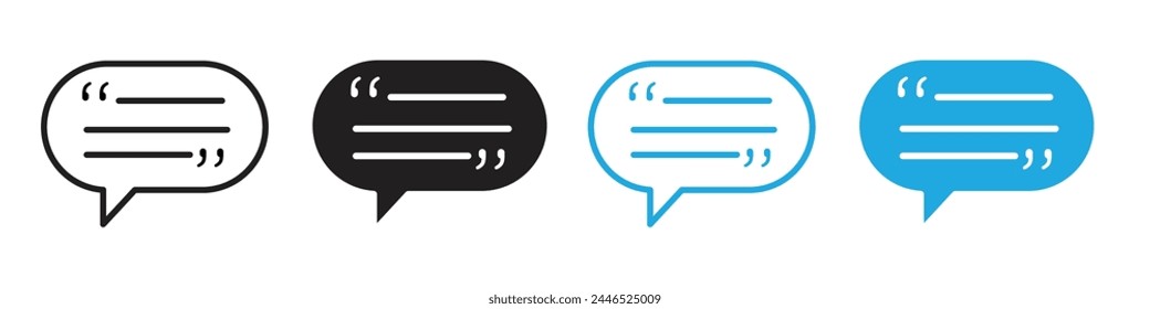 Feedback Review Icon for Customer Satisfaction and Testimonials
