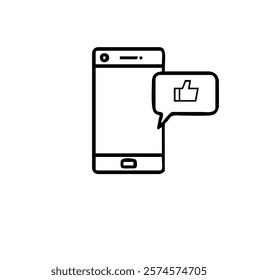 Feedback and review line icons set vector illustration. editable stroke