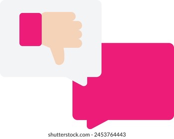 Feedback Review Rating Icon Vector Flat Illustration