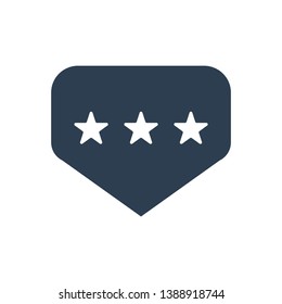 Feedback review, rating star icon