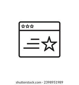 Feedback, review, testimonial, customer thin line icons. Editable stroke. For website marketing design, logo, app, template, ui, etc. Vector illustration modern Designs.