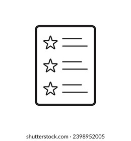 Feedback, review, testimonial, customer thin line icons. Editable stroke. For website marketing design, logo, app, template, ui, etc. Vector illustration modern Designs.