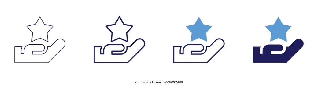 Feedback scheduling icon in 4 different styles. Thin Line, Line, Bold Line, Duotone. Duotone style. Editable stroke.