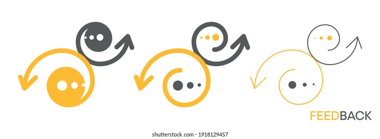 Juego de comentarios. Diseño de vectores de iconos de señalización de voz de 3 puntos. Vector de icono de comentario. Símbolo de icono de burbuja de voz. Mensaje - icono de vector colorido sobre un fondo blanco.