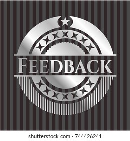 Feedback silver emblem