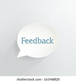 Feedback Speech Bubble