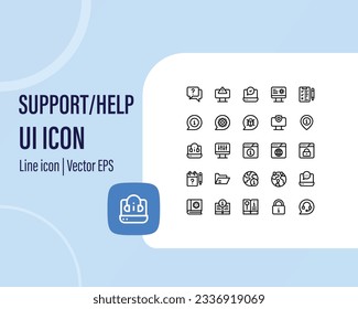 Feedback, testimonial, customer thin line icons. Editable stroke. For website marketing design, logo, app, template, ui, etc. Vector illustration.