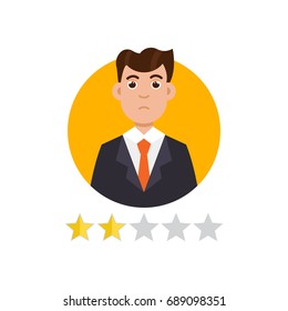Feedback User. Customer reviews concept. Vector illustration