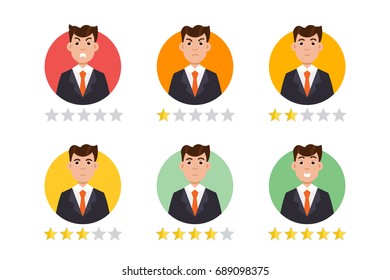 Feedback User. Customer reviews concept. Vector illustration