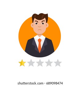 Feedback User. Customer reviews concept. Vector illustration