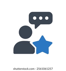 Feedback User Icon On White Background