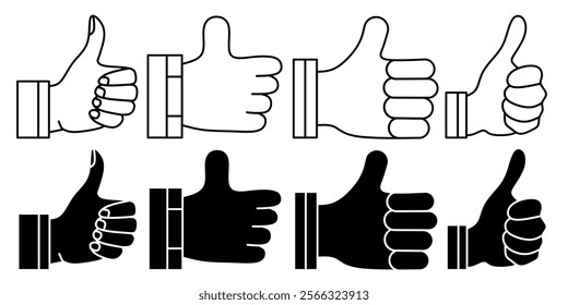Feedback. Vector collection of feedback icon illustrations. Black icon design.