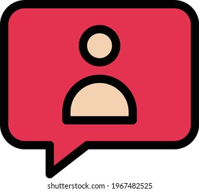 icono de línea de color de vector de retroalimentación
