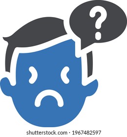 feedback vector glyph color icon