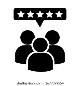 Feedback vector icon. assessment illustration sign. rating symbol.