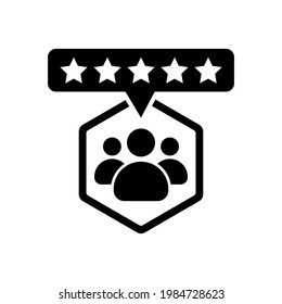 Feedback vector icon. assessment illustration sign. rating symbol.