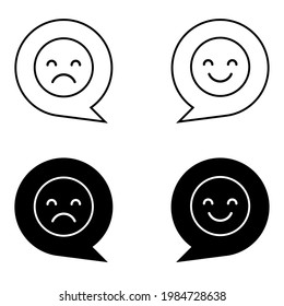 Feedback vector icon. assessment illustration sign. rating symbol.