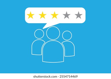 Feedback vector icon. assessment illustration sign. rating symbol.