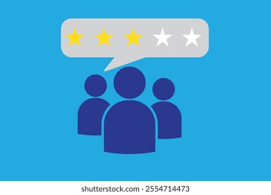 Feedback vector icon. assessment illustration sign. rating symbol.