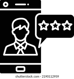 Feedback vector icon. Can be used for printing, mobile and web applications.