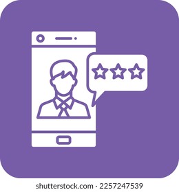 Icono vector de retroalimentación. Se puede usar para imprimir, móviles y aplicaciones web.