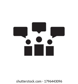 feedback vector icon logo design