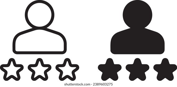Feedback vector icon set. Bad and Good Review. Feedback line icon. user experience icon. user experience vector