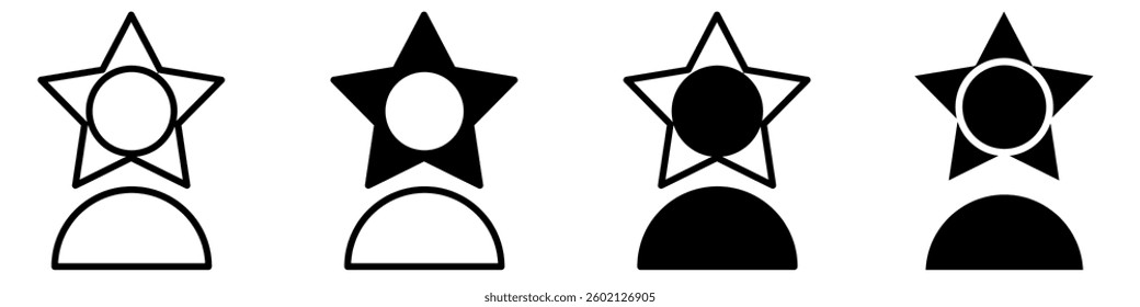 Feedback vector icon set. Testimonial illustration sign collection. rating symbol. experience logo.