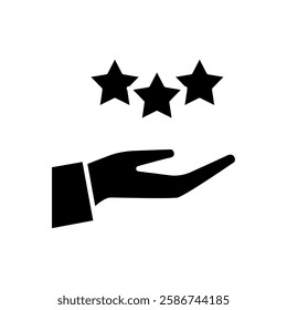 Feedback vector icon. Testimonial illustration sign. rating symbol. experience logo.