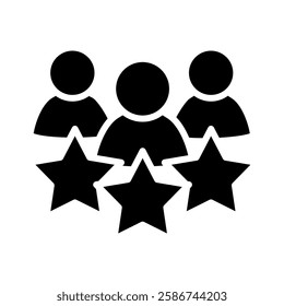 Feedback vector icon. Testimonial illustration sign. rating symbol. experience logo.