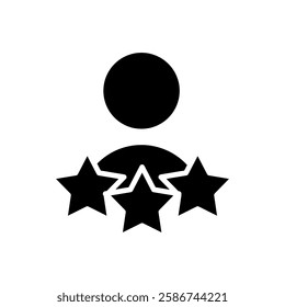 Feedback vector icon. Testimonial illustration sign. rating symbol. experience logo.